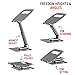 VIGLT Laptop Stand for Desk - Adjustable Height Laptop Riser with 360° Rotating Base, Foldable and Portable Laptop Stand, Suitable for All 10”-17” Laptops.