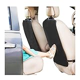 GRBVFDS 2 Pack X-Large Waterproof Kick Mats Backseat Protector, Durable Car Seat Back...