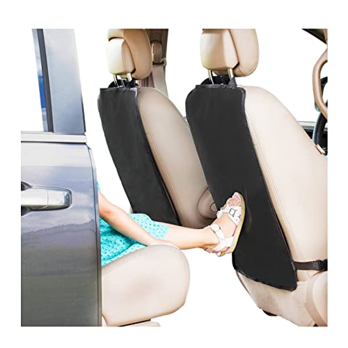 GRBVFDS 2 Pack X-Large Waterproof Kick Mats Backseat Protector, Durable Car Seat Back Protectors for Vehicles to Protect from Dirt, Mud & Scratches, Fits Most SUVs and Vans by FIRE ROSE - Used condition - US$8.98