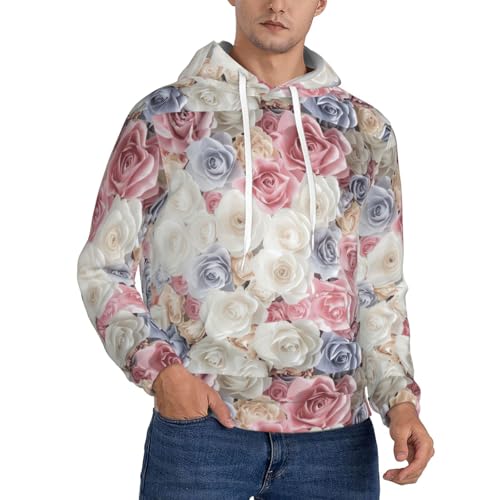 Sweat à capuche en polaire hommes look chill pour week-end et détente