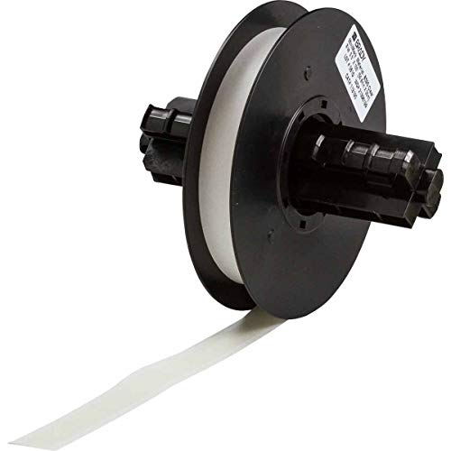 Brady 113190 Label, Vinyl Film with Permanent Adhesive, 0.500" x 100', Clear