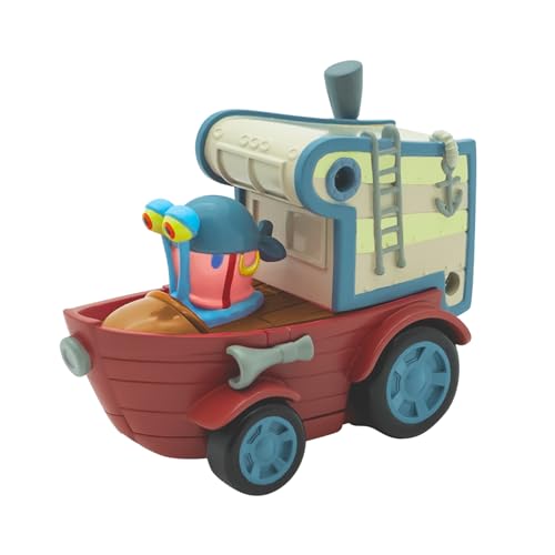 SPONGEBOB SQUAREPANTS Movie: The Search for Squarepants Bikini Bottom Boaters | 3 Exclusive Movie-Styled Rev-Up Racers with Spongebob, Gary & Mr. Krabs | Ages 3+ | Collector's Edition by SPONGEBOB SQUAREPANTS - Image 5