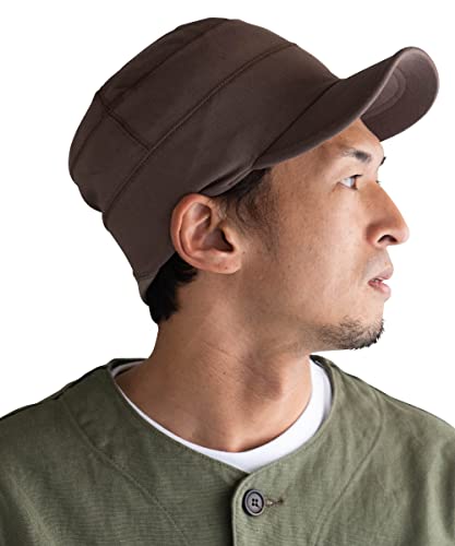 [ナコタ] AIR CUSHION COOL WORK CAP ワークキャップ 帽子 キャップ メンズ レディース 大きいサイズ 深め 深い 柔らかい 釣り キャンプ アウトドア 涼しい 春 夏 秋 L(頭周り約57cm～約61cm) ライトブラウン