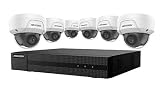 HIKVISION EKI-K82D46 8-Channel 4K POE NVR Value Express Kit with (6) 4MP Outdoor Network Dome Camera