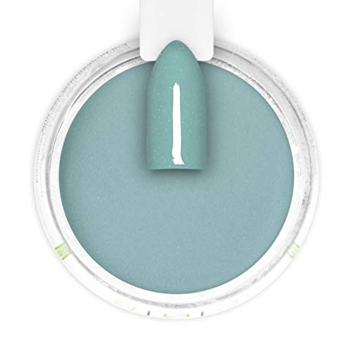 Sns Nail Dip Powder, Gelous Color Dipping Powder - Baby Bellalui Blue (Green/Turquoise, Seafoam, Glitter) - Long-Lasting Dip Nail Color Lasts 14 Days – Low-Odor & No Uv Lamp Required - 1 Oz #TOP1