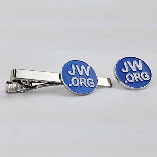 Tonos Jw.org Metal Necktie Clip And Lapel Pin Gift Set (Silver Color) #TOP1