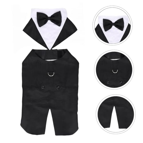Disfraz Formal para Perro Talla M con Pajarita miniatura 6