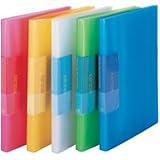 （まとめ買い）ビュートン スリムクリヤーブック クリアブック40P FCB-A4-40C 青 【×10セット】