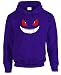 GENGAR HALLOWEEN FACE - costume funny Pullover Hoodie, L, Purple