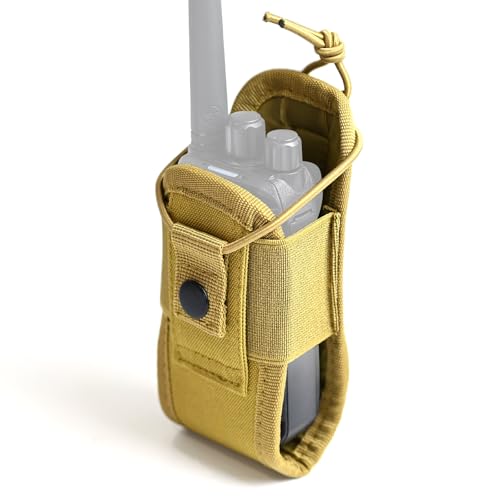 Universal Nylon Carrier,Multi-Device Pouch for GPS Units, Smartphones & Two-Way Communication Radios (Desert Tan)