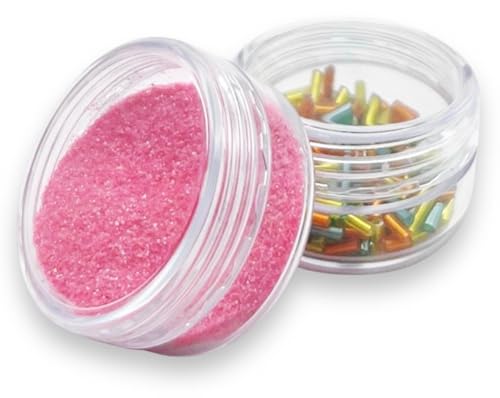PaulStore Lot de 4 mini pots de voyage ronds pour échantillons, cosmétiques, 20 ml – vue 4