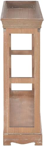 Miniatura 5 de FurturHome Estante de madera para 24 botellas con almacenamiento  Soporte de madera para botellas de vino de piso independiente  Estantes rústicos