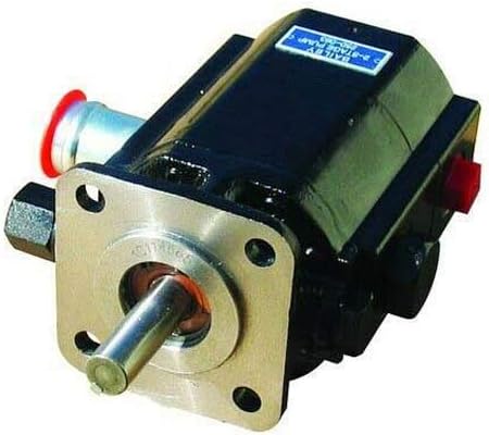 CHIEF Two Stage Pump: 4 Bolt Flange, 9 GPM, 3000 Max PSI, 4000 Max RPM, 5 HP, 1/2’’ NPT Inlet and Outlet Port Size, 1/2 x 1 1/2 Shaft, CW Rotation, 250097