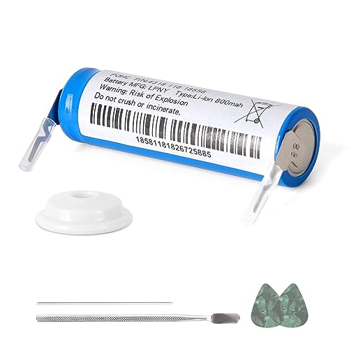 800mAh Electric Toothbrush Battery Compatible with Philips Sonicare Replacement Parts HX65 HX67 HX68 HX69 HX89 HX99 Series with Solder Wire and Rapid Disassemble Tools Set