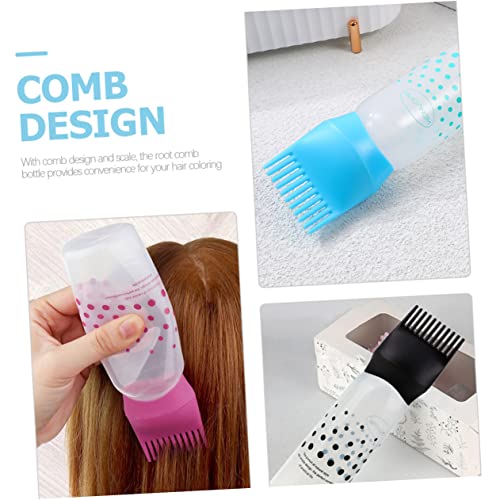 EXCEART 18 Pcs Garrafa De Limpeza a Seco De Cabelo Garrafa De Pente Desenvolvedor Frasco Aplicador D