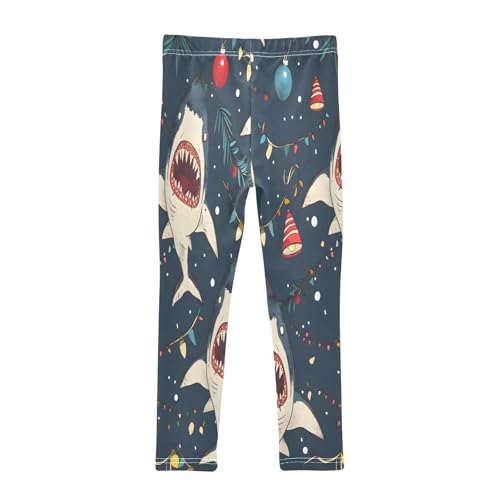 Toddler Girls Leggings Printed Yoga Pants Leggings Christmas Shark for Kids2