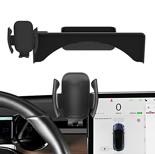 Tesla Model 3 Mode Y Phone Mount Screen Phone Holder Cradle Mount Cell Phone Holder Compatible All Cell Phones up to 7.1