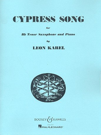 Cypress Song partition saxophone ténor piano duo contemporain musique