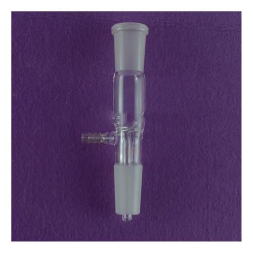 Adaptateur de prélèvement 24/40 pour tube droit en verre de laboratoire