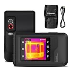 HIKMICRO PocketE Wi-Fi Thermal Imaging Camera, 240 x 240 SuperIR Resolution with Visual Camera, 3.5" Touch Screen,25 Hz Refresh Rate, Thermal Camera with,96 x 96 IR Resolution, -20℃ to 350℃