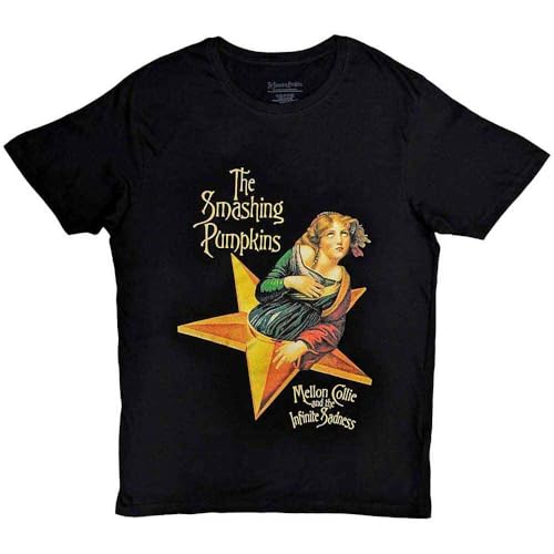 Mens Smashing Pumpkins Mellon Collie T-Shirt Large Black