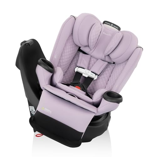 Image of Evenflo Revolve360 Extend All-in-One Rotating Car Seat with Green & Gentle Fabric (Agate)