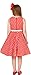 BlackButterfly Kids 'Audrey' Vintage Polka Dot 50's Girls Dress (Red, 5-6 YRS)