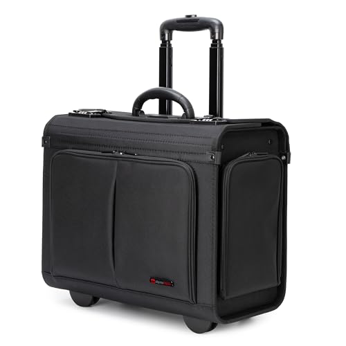 Alpine Swiss Dual Lock Rolling Case