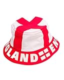 England-Flagge Fischerhut, rot / weiß