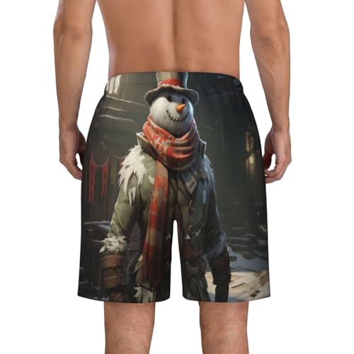 Yeti Warrior Men Beach Pants â€“ Swim Trunks for Men,Quick-Dry and Comfortable, Suitable for Beach, Surf, and Everyday Wear4