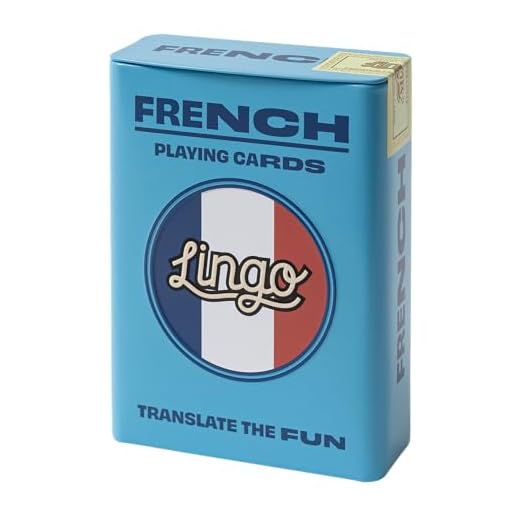 Lingo Playing Cards in Tin Box | Language Learning Game Set with Useful Phrases