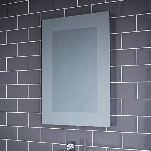 Pebble Grey™ Imogen Infinity Mirror Illuminated LED Bathroom Mirror | 600 x 800mm | Motion Sensor Switch | 10 Year Guarantee…