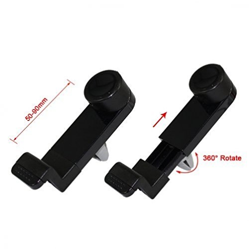 Car Air Vent Mount Rotating Phone Holder For Verizon Samsung Galaxy Note 4 Sm-N910V - Verizon Samsung Galaxy Note 5 (Sm-N920V) - Verizon Samsung Galaxy Note Edge Sm-N915V #TOP5