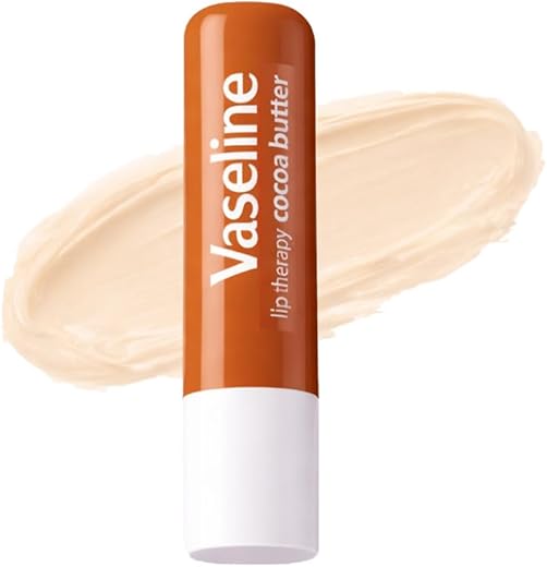 Vaseline Lip Care | Cocoa Butter Lip Balm Stick | up to 48Hr moisturization | with cocoa &amp; shea butter | made in South Kor