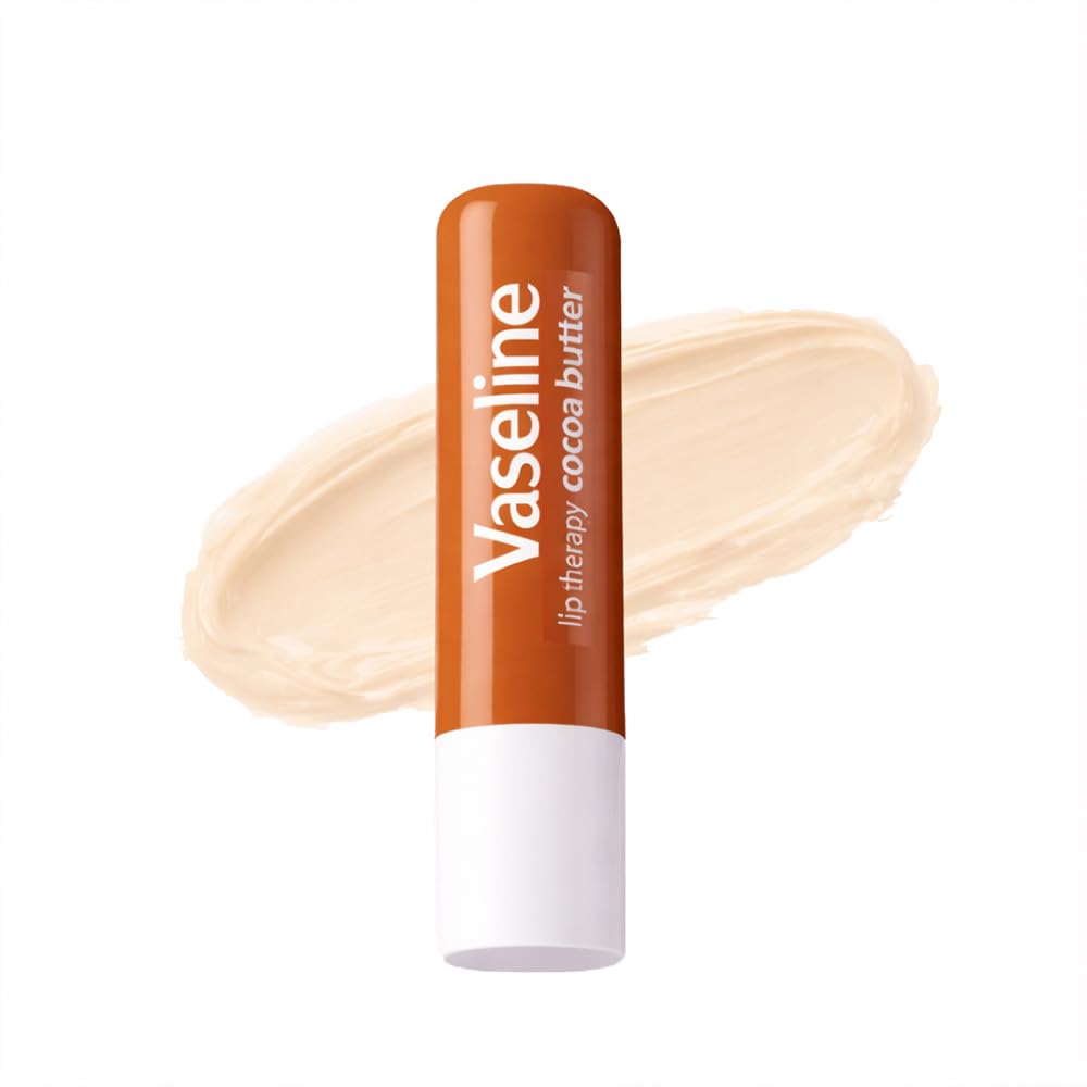 Vaseline Lip Care | Cocoa Butter Lip Balm Stick | up to 48Hr moisturization | with cocoa &amp; shea butter | made in South Kor