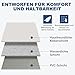 KMZ SUV Luftmatratze Dickere Doppelseitige Beflockung Camping Matratze – Tragbares Bewegliche Schlaf-Auto-Bett – Bequeme Aufblasbare Reisen Luftbett mit Elektrische Luftpumpe und 2 Kissen
