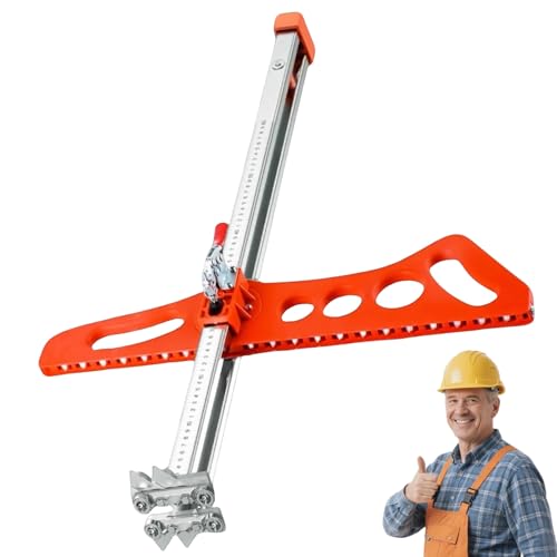 Gypsum Board Cutter,Foldable Hand Push Dual Positioning Drywall Cutter Tool,Woodworking Tools,for Home Improvement, Nylon Handle