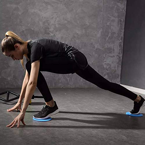 Core Exercise Sliders Dual Sided Strength Gliding Discs 2 Pack Abdominal Training Pad for Carpet Wood Tile Floors (Green) - Thumbnail 3