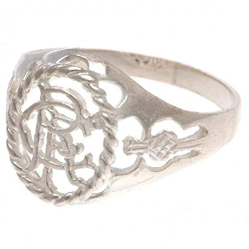 Rangers F.C. Sterling Silver Ring Large Official Merchandise