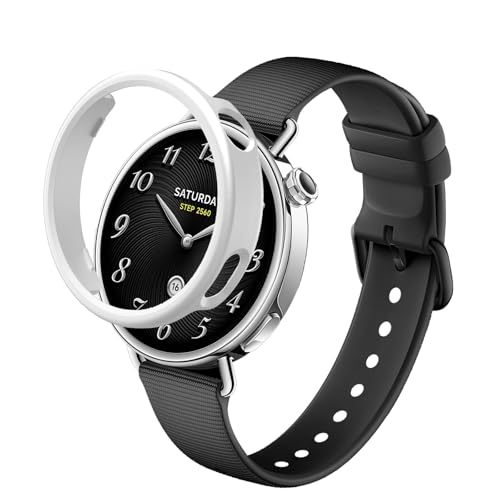 For �V���I�~(Xiaomi) Watch S4 41mm �P�[�X �ی� PC�f�� �J�o�[ YANMONGI �����ߗ� �����^ �����ȒP �S�ʕی� �Ռ��z�� �ȈՒ��E �ی�J�o�[ xiaomi Watch S4 41mm �Ή�(�V���o�[)