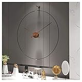 [Mute Core]: Unsere Uhr ist still, kein Geräusch und hat eine lange Lebensdauer. Die Uhr verwendet einen stillen Kern, die Uhr läuft in Bass, kein Ticking-Sound, der Ihnen ein gutes und ruhiges Schlaf- und Arbeitsumfeld bringen kann.