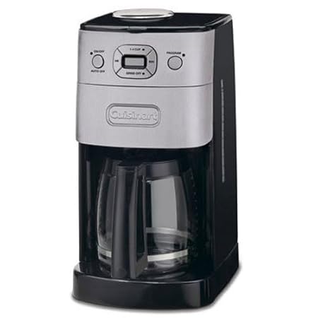 Cuisinart Brushed Metal DGB-625BC Grind-and-Brew 12-Cup Automatic Coffeemaker