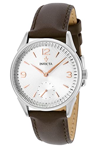 Invicta Vintage Quartz Silver Dial Men's Stainless Steel Watch (37077)