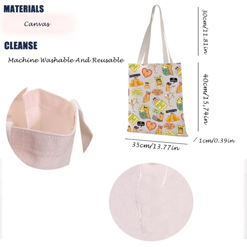 Bolsa Tote Marcus The Worm con diseño divertido miniatura 4