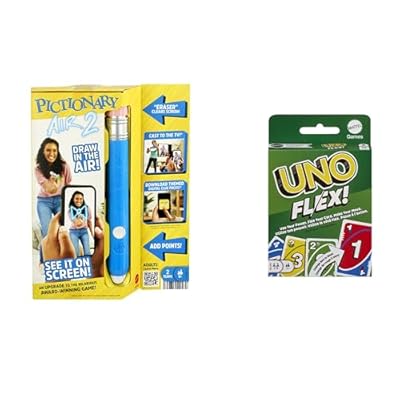Mattel Games - Pack 2 juegos de mesa - Pictionary Air 2.0 (HNT74) + UNO Flex (HMY99) . Juego de mesa familiar, ve lo que dibujas en pantalla. Juego de cartas con cartas para cambiar el color. +7 años | Ya disponible en tu tienda friki favorita! En mundofriki.es! Mattel Games - Pack 2 juegos de mesa - Pictionary Air 2.0 (HNT74) + UNO Flex (HMY99) . Juego de mesa familiar, ve lo que dibujas en pantalla. Juego de cartas con cartas para cambiar el color. +7 años | Ya disponible en tu tienda friki favorita! En mundofriki.es!
