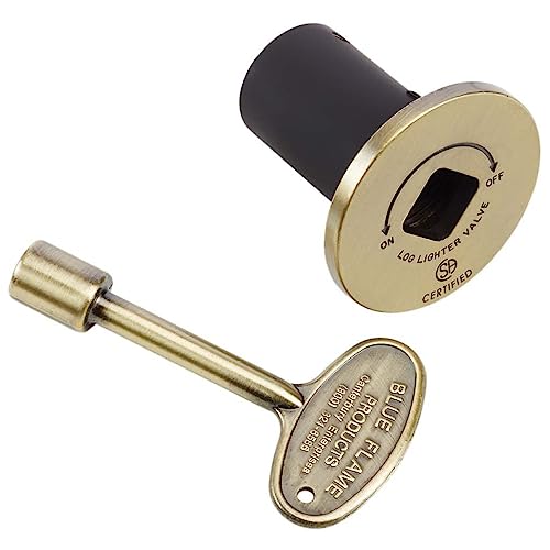 Hearth Products Controls HPC Fire Replacement Flange & Key (UDFK-AB),