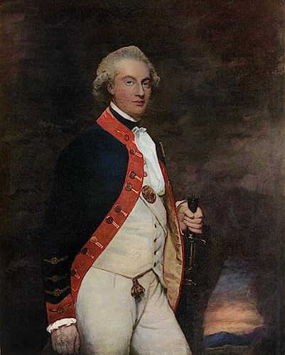Peinture sur toile George Romney pour sublimer l'ambiance cocooning d'une chambre nordique