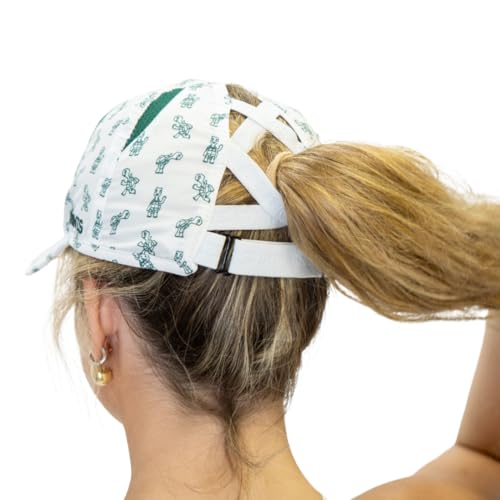 Sprints Performance Ponytail Hat | Race Day Lightweight Running Cap Quick Dry Sport Hat with Elastic Back Opening One Size (Slow Days Still Count)