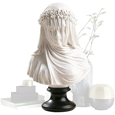 Statue Buste Lady Voilée Syfunlv Cover