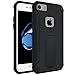 iPhone 7 Case,YEONPHOM Dual Layer Heavy Duty Rugged Shock-Absorption Non-slip Bumper and Anti-Scratch Hard Back Cover With Kickstand Hybrid Protective Case for Apple iphone 7 4.7inch (Black)